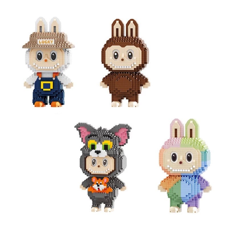 Cute Labubu LEGO Compatible Assembly Building Bricks - ArtGalleryZen