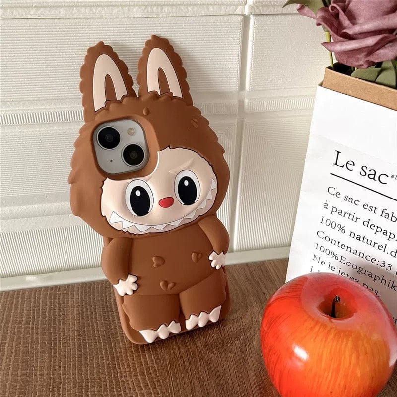 Cute Labubu Silicone iPhone Case - ArtGalleryZen