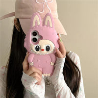 Thumbnail for Cute Labubu Silicone iPhone Case - ArtGalleryZen