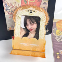 Thumbnail for Cute Little Bread Kpop Acrylic Photocard Holder - ArtGalleryZen