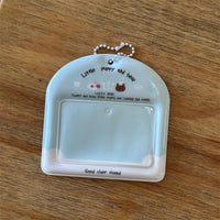 Thumbnail for Cute Little Puppy Bear Kpop Keychain Photocard Holder - ArtGalleryZen