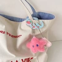 Thumbnail for Cute Lucky Clover Strawberry Wing Kpop Acrylic Keychain Carabiner - ArtGalleryZen