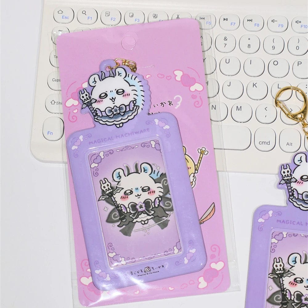 Cute Magical Chiikawa Kpop Keychain Photocard Holder - ArtGalleryZen
