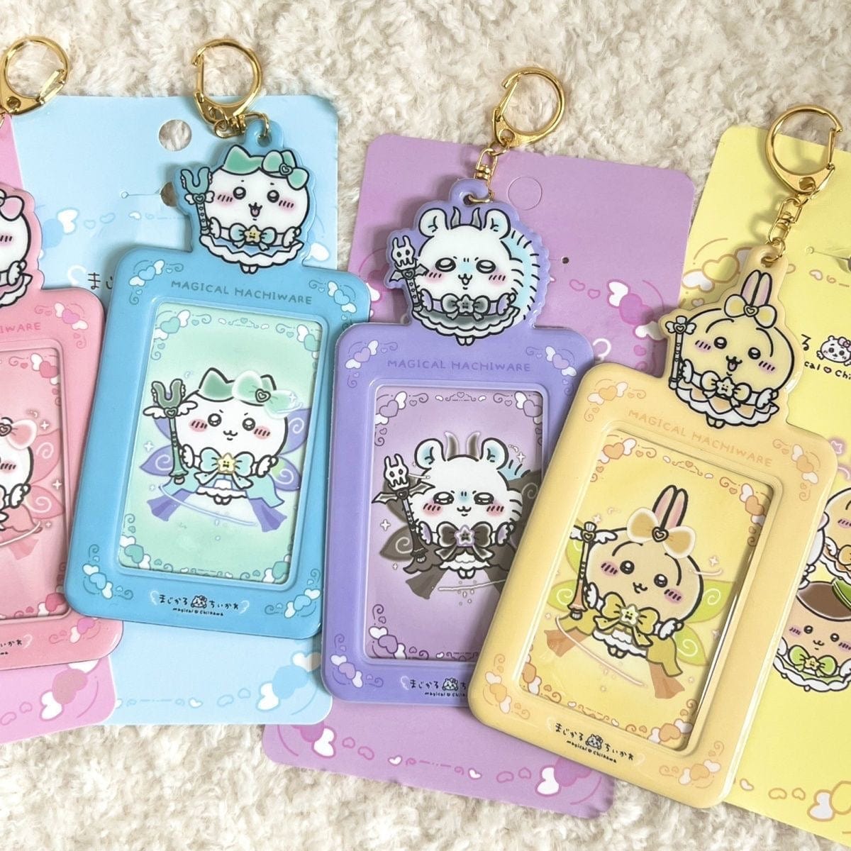 Cute Magical Chiikawa Kpop Keychain Photocard Holder - ArtGalleryZen