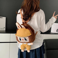 Thumbnail for Cute Mario Labubu Plush Backpack Bag - ArtGalleryZen