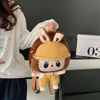 Thumbnail for Cute Mario Labubu Plush Backpack Bag - ArtGalleryZen