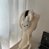 Thumbnail for Cute Miffy Winter Warm Plush Ear Muffs - ArtGalleryZen