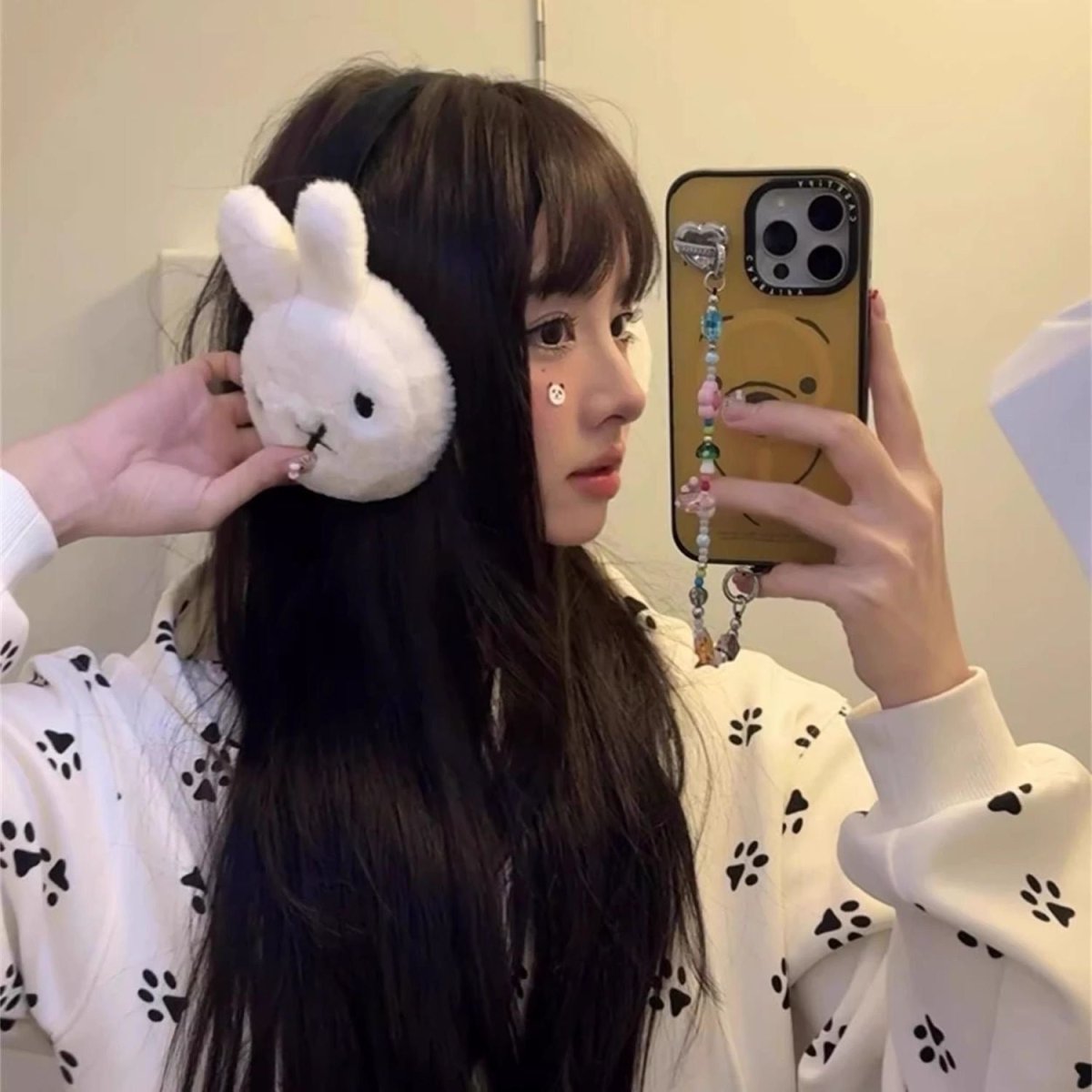 Cute Miffy Winter Warm Plush Ear Muffs - ArtGalleryZen