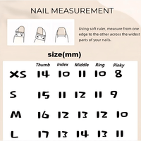 Thumbnail for Cute My Melody Handmade 3D Press on Nails Short False Nail