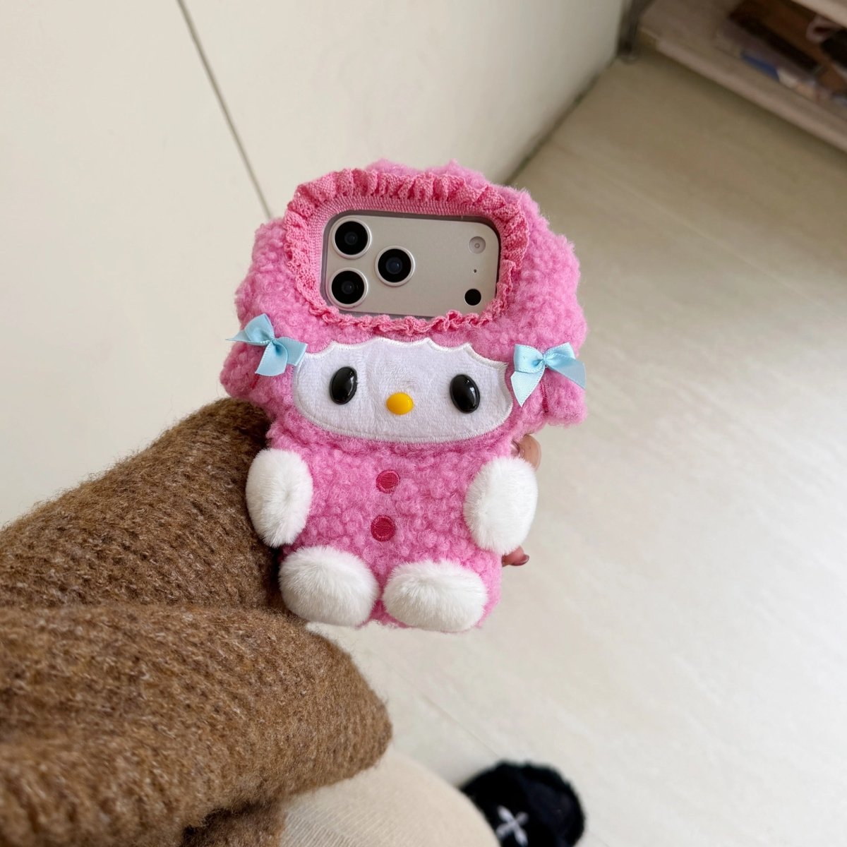 Cute My Sweet Piano Plush iPhone Case - ArtGalleryZen