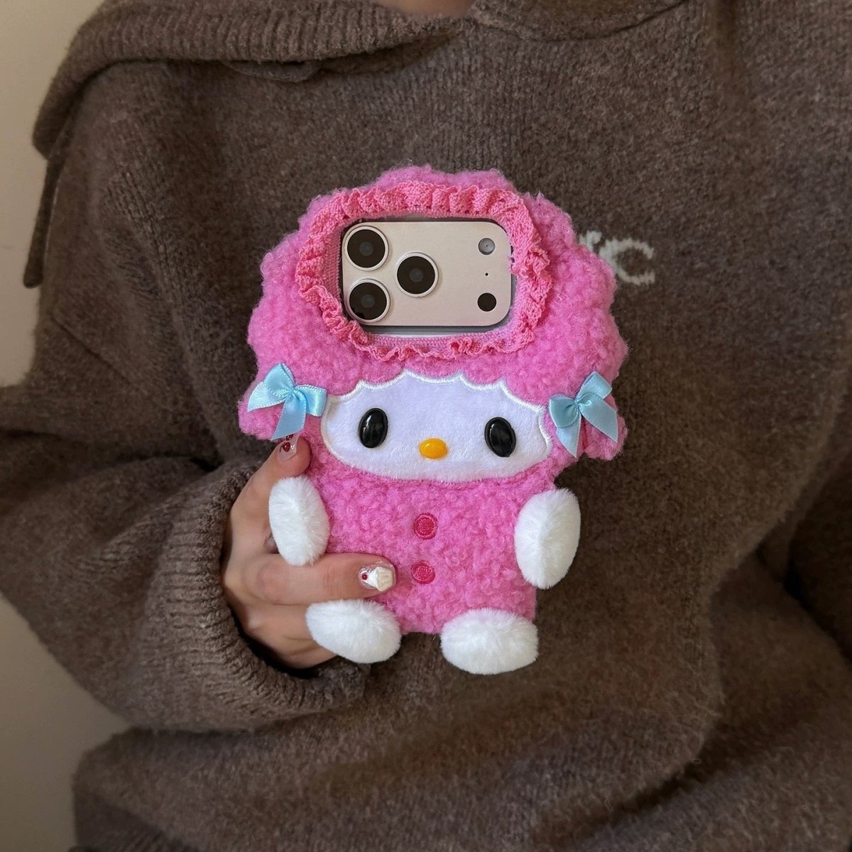Cute My Sweet Piano Plush iPhone Case - ArtGalleryZen