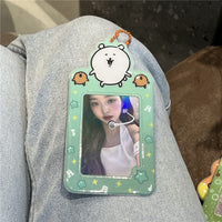 Thumbnail for Cute Nagono Mogura Korokke Kpop Keychain Photocard Holder - ArtGalleryZen