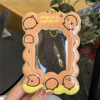Thumbnail for Cute Nagono Mogura Korokke Kpop Keychain Photocard Holder - ArtGalleryZen