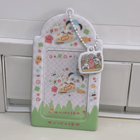 Thumbnail for Cute Onigiri Pudding Panda Kpop Keychain Photocard Holder - ArtGalleryZen