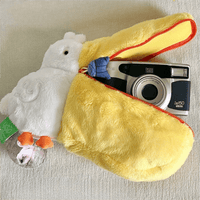 Thumbnail for Cute Pelican Plush Bag Camera Bag Makeup Toiletry Bag Portable Travel Storage Organizer - ArtGalleryZen