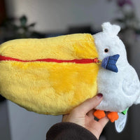 Thumbnail for Cute Pelican Plush Bag Camera Bag Makeup Toiletry Bag Portable Travel Storage Organizer