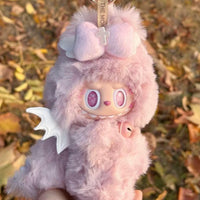 Thumbnail for Cute Pink Bow Angel Wings Labubu 17cm Doll Clothes - ArtGalleryZen