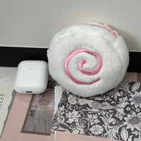Thumbnail for Cute Pink Narutomaki Plush Earphone Case Coin Purse - ArtGalleryZen