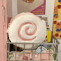 Thumbnail for Cute Pink Narutomaki Plush Earphone Case Coin Purse - ArtGalleryZen