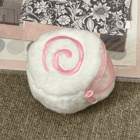 Thumbnail for Cute Pink Narutomaki Plush Earphone Case Coin Purse - ArtGalleryZen