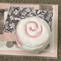 Thumbnail for Cute Pink Narutomaki Plush Earphone Case Coin Purse - ArtGalleryZen