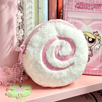 Thumbnail for Cute Pink Narutomaki Plush Earphone Case Coin Purse