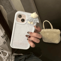Thumbnail for Cute Plush Angel Wings Teddy Bear iPhone Case - ArtGalleryZen