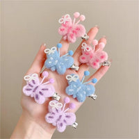 Thumbnail for Cute Plush Butterfly Hair Clip - ArtGalleryZen