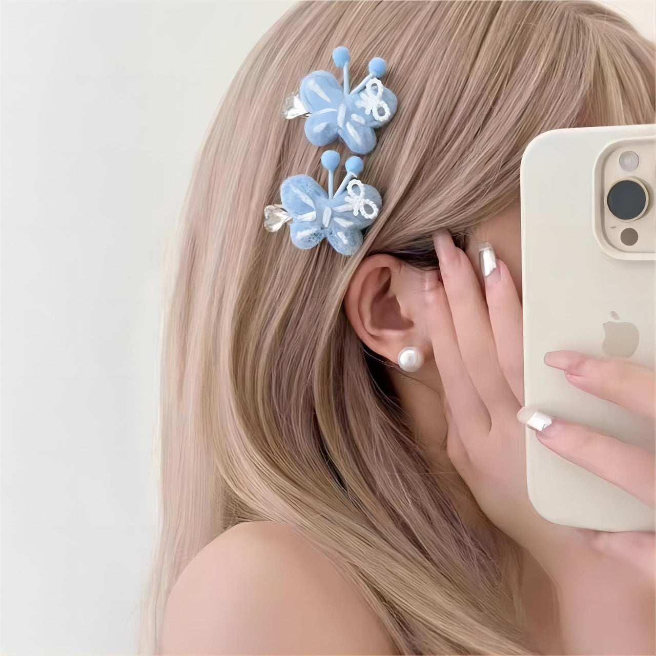 Cute Plush Butterfly Hair Clip - ArtGalleryZen