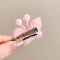 Thumbnail for Cute Plush Butterfly Hair Clip - ArtGalleryZen