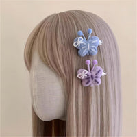 Thumbnail for Cute Plush Butterfly Hair Clip - ArtGalleryZen