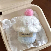 Thumbnail for Cute Plush Cherry Cream Dessert  Hair Clip - ArtGalleryZen