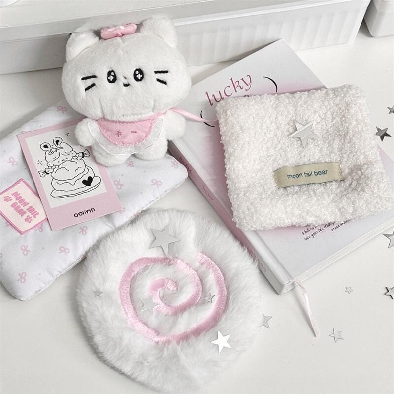 Cute Plush Narutomaki Square Plush Coaster - ArtGalleryZen