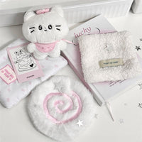 Thumbnail for Cute Plush Narutomaki Square Plush Coaster - ArtGalleryZen