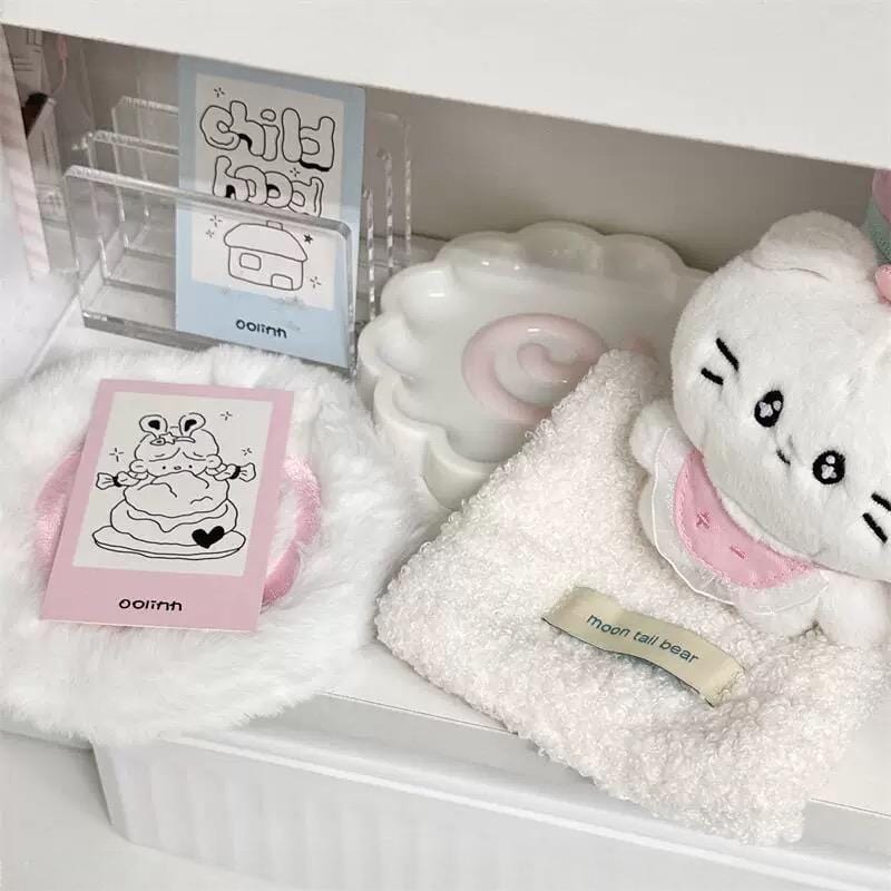 Cute Plush Narutomaki Square Plush Coaster - ArtGalleryZen