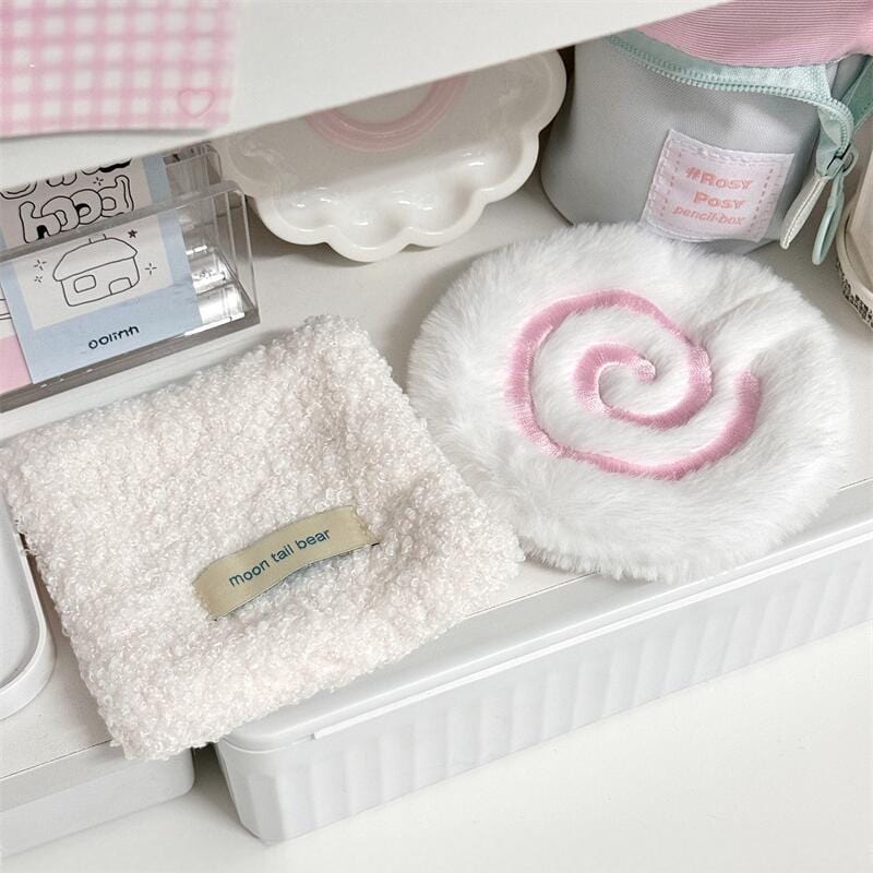 Cute Plush Narutomaki Square Plush Coaster - ArtGalleryZen