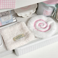 Thumbnail for Cute Plush Narutomaki Square Plush Coaster - ArtGalleryZen