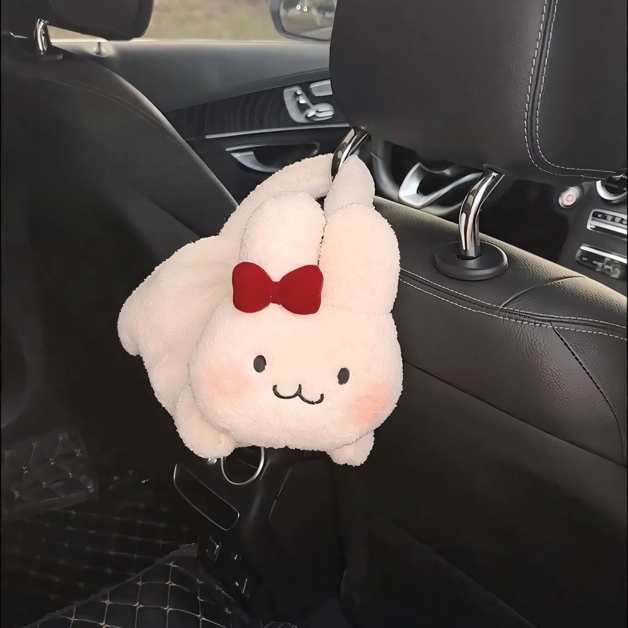 Cute Plush Rabbit Car Tissue Holder Tissue Bag