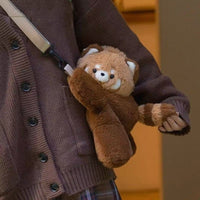 Thumbnail for Cute Plush Raccoon Panda Crossbody Bag Backpack - ArtGalleryZen