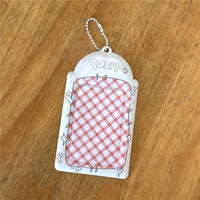 Thumbnail for Cute Puppy Angel Bowknot Kpop Keychain Photocard Holder - ArtGalleryZen