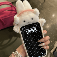 Thumbnail for Cute Rabbit Plush Furry iPhone Case