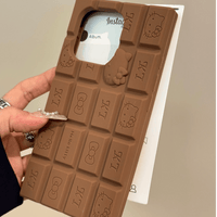 Thumbnail for Cute Rilakkuma Hello Kitty Chocolate Silicone iPhone Case - ArtGalleryZen