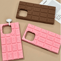 Thumbnail for Cute Rilakkuma Hello Kitty Chocolate Silicone iPhone Case - ArtGalleryZen