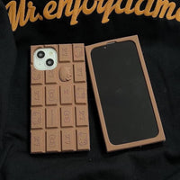 Thumbnail for Cute Rilakkuma Hello Kitty Chocolate Silicone iPhone Case