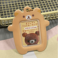 Thumbnail for Cute Rilakkuma Kpop Keychain Photocard Holder - ArtGalleryZen