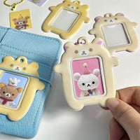 Thumbnail for Cute Rilakkuma Kpop Keychain Photocard Holder - ArtGalleryZen