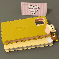 Thumbnail for Cute Rilakkuma Sandwich Cookie Silicone iPhone Case - ArtGalleryZen