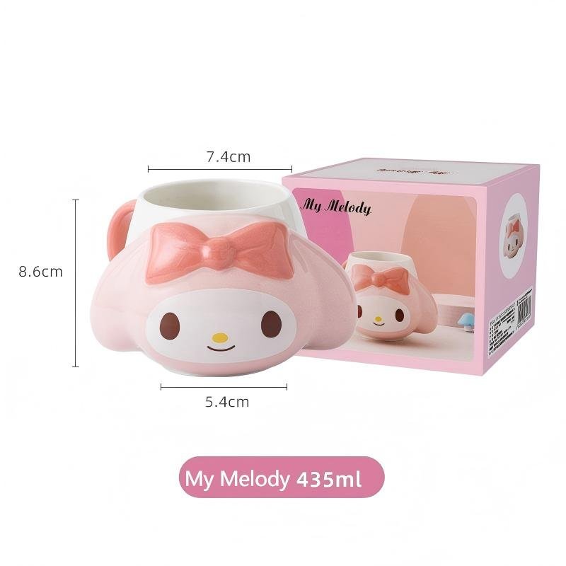 Cute Sanrio My Melody Kuromi Mug - ArtGalleryZen