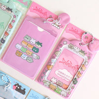 Thumbnail for Cute SEVENTEEN Carat Kpop Keychain Photocard Holder - ArtGalleryZen