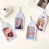 Thumbnail for Cute Sheep Bunny Puppy Kitten Kpop Keychain Photocard Holder - ArtGalleryZen